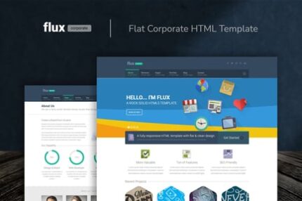 Flux - Flat Corporate HTML Template