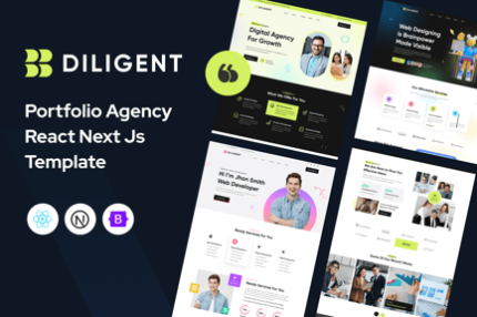 Diligent - Agency & Portfolio Next Js Template