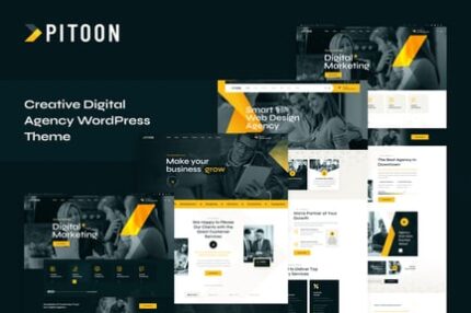 Pitoon - Creative Digital Agency WordPress Theme