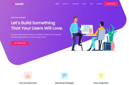 SaasKit - Saas Startup HTML Template