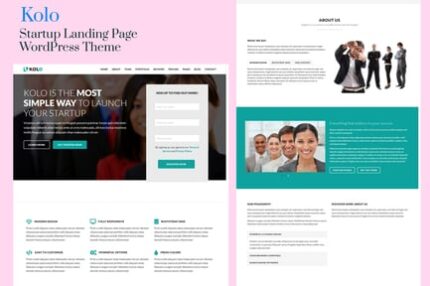 Kolo - Startup Landing Page WordPress Theme