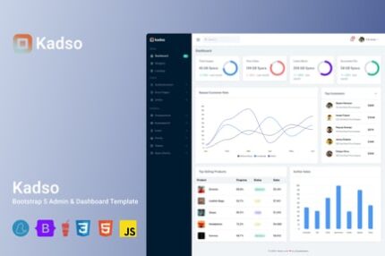 Kadso - Responsive Bootstrap 5 Admin UI Kit