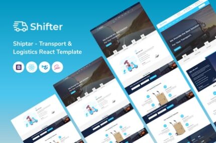 Shifter – Transport and Logistics React Template