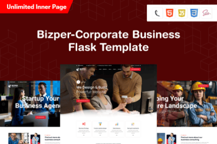 Bizper – Flask Consulting Business Template