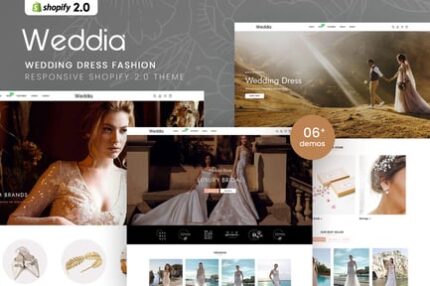 Weddia - Wedding Dress Fashion Shopify 2.0 Theme