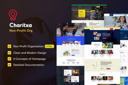 Charitxa | Multipurpose Nonprofit HTML Template