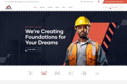 Constix - Construction Industrial WordPress Theme