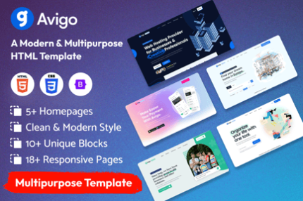 Avigo - Multipurpose Business HTML Template