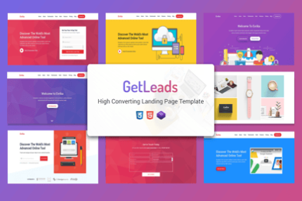 GetLeads - Marketing HTML Landing Page Template