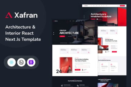 Xafran - Architecture & Interior Next Js Template