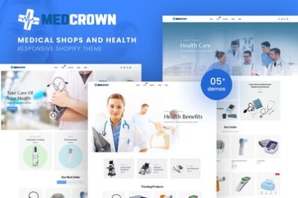 Medcrown - Medical Responsive Shopify Theme