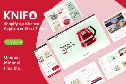 Knifo - Kitchen Appliances Shopify Store Theme