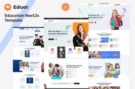 Education NextJs Template - Eduor