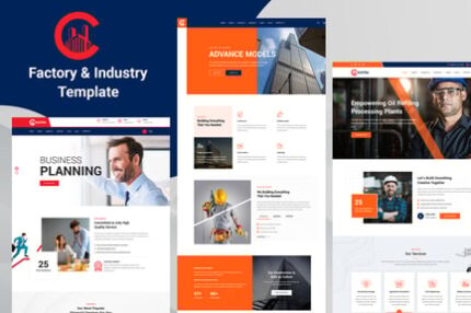 Dustra- Factory & Industry Template