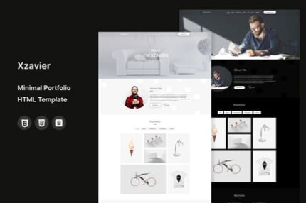 Xzavier - Minimal Portfolio HTML Template