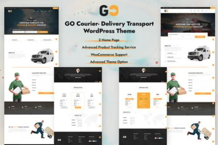 GO Courier– Delivery Transport WordPress Theme