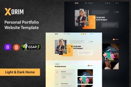 Xorim - Personal Portfolio Template