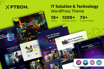 Ftech - IT Solution & Technology WordPress