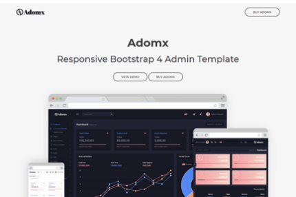 Adomx - Admin Dashboard HTML Template