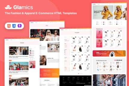 Glamics - The Fashion & Apparel E-Commerce HTML