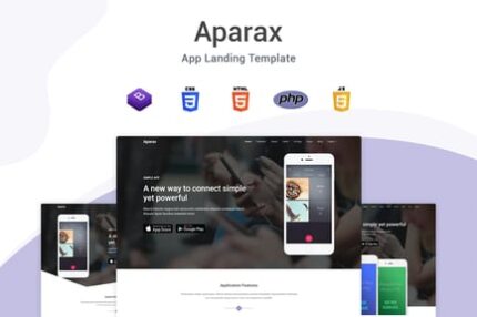 Aparax - App Landing Template