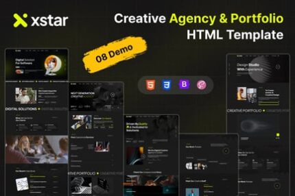 Xstar - Creative Agency & Portfolio HTML Template