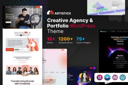 Artisticx - Creative Agency & Portfolio WordPress