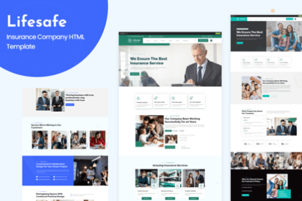 Lifesafe-Insurance Company HTML Template