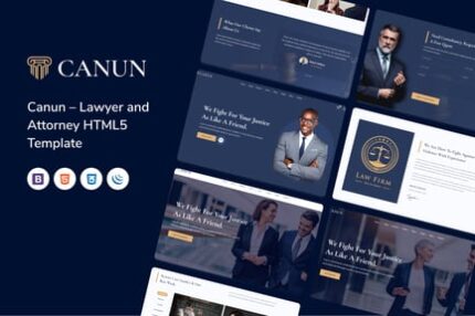 Canun – Lawyer and Attorney HTML5 Template