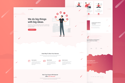 LeNoto - Isometric Business HTML Landing Page