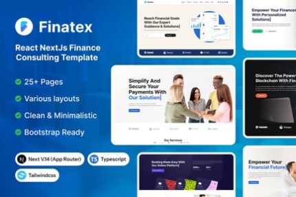 Finatex - React NextJs Finance Consulting Template