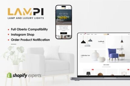 LAMPI - Lamp & Luxury Lights Shopify Theme