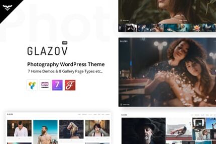 Glazov - Photography WordPress Theme