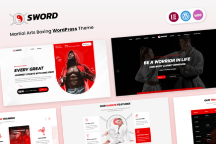 Sword - Martial Arts Boxing WordPress Theme