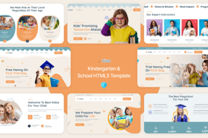 Kidsa - Kindergarten & School HTML5 Template