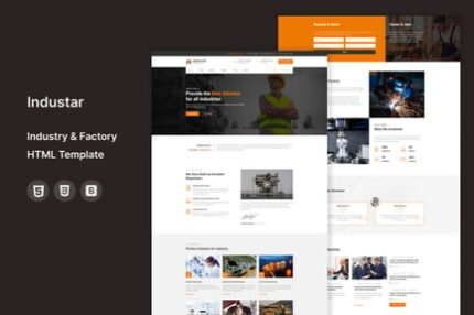 Industar - Industry & Factory HTML Template