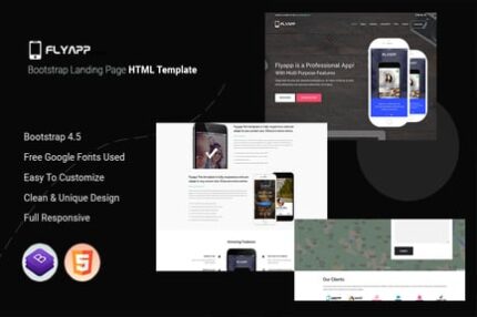 Flyapp - Bootstrap Landing Page