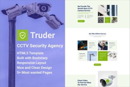 Truder - CCTV Security Agency HTML Template