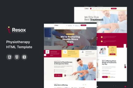 Resox - Physiotherapy HTML Template