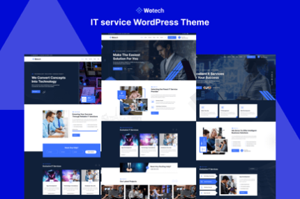 Wotech - IT Service WordPress Theme