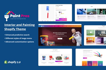 Paintpros - Painting Company Shopify Store