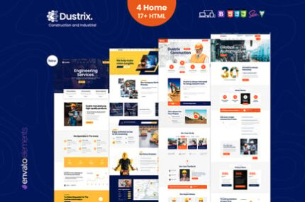 Dustrix - Construction & Industry HTML Template