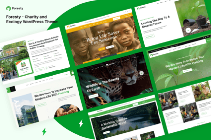 Foresty - Charity and Ecology WordPress Theme