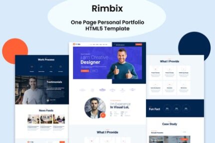 Rimbix - Personal Portfolio HTML5 Template