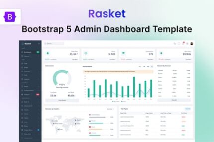 Rasket - Bootstrap Admin & Dashboard UI Kit