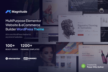 Magnitude – Multi-Purpose Elementor WP Theme