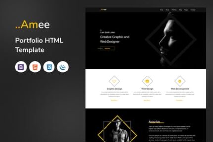 Amee HTML5 Portfolio Template