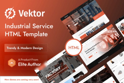 Vector - Industrial Service HTML Template