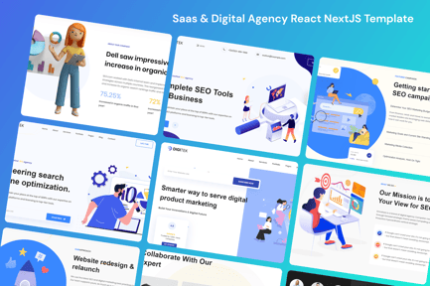 Digitek - Saas & Digital Agency React NextJS Templ