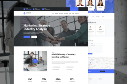 Consults – Consulting and Finance HTML Landing Pag